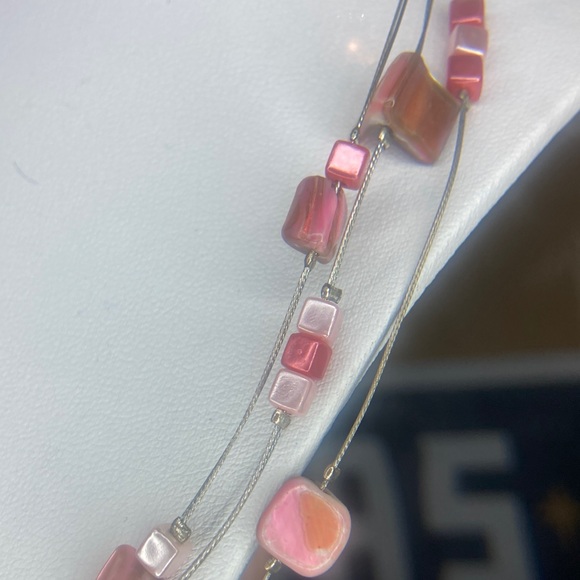 Pink Ombre Abalone Pendant Necklace - Picture 5 of 5